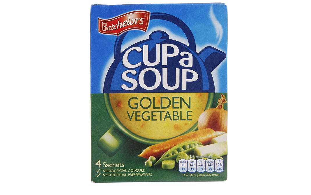 Batchelors Cup a Soup Golden Vegetable   Box  82 grams